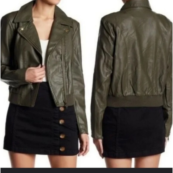 Free People Jackets & Blazers - Free People Vegan Moto jacket size XS